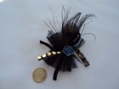 Broche fleur bleue n&deg;13