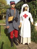 Soldat 1914 et infirmi&egrave;re 1914