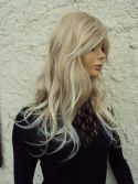 Perruque blonde ondul&eacute;e