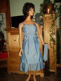 robe bleue clair C&eacute;line