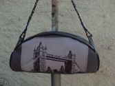 Sac gris pont Anglais + la&ccedil;age