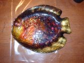 Poisson violet et dor&eacute;
